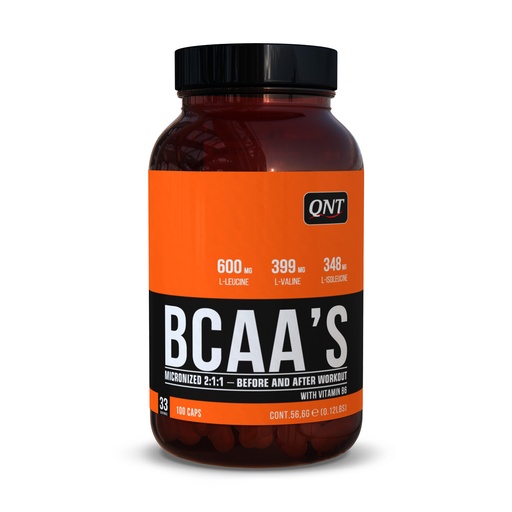 [QNT1041] BCAA's + vit. B-6 - 100 caps