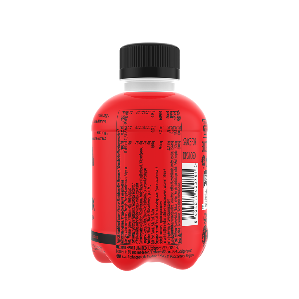 KICK DRINK - Zero Sugar Raspberry   - 250 ml