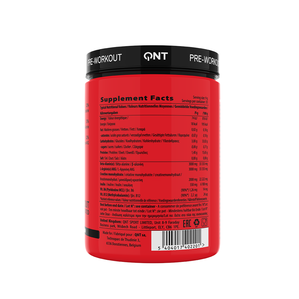 Pre-Workout (PUMP RX) - Red Fruits - 300 g