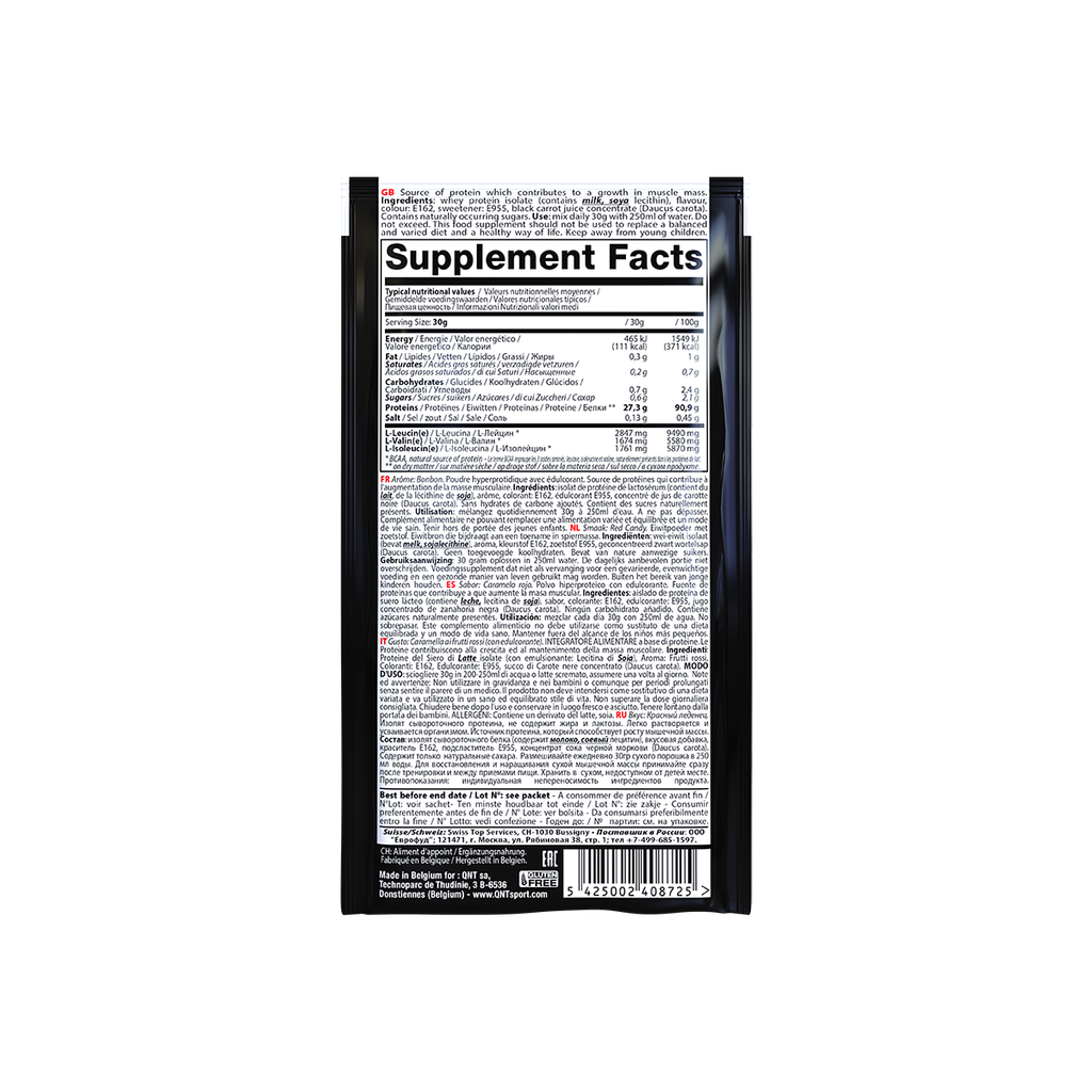ZERO CARB METAPURE - box   Red Candy 15x30 g
