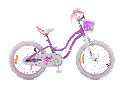 Star Kids Bike 14" - Purple