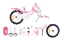 Swan Kids Bike 18" - Pink