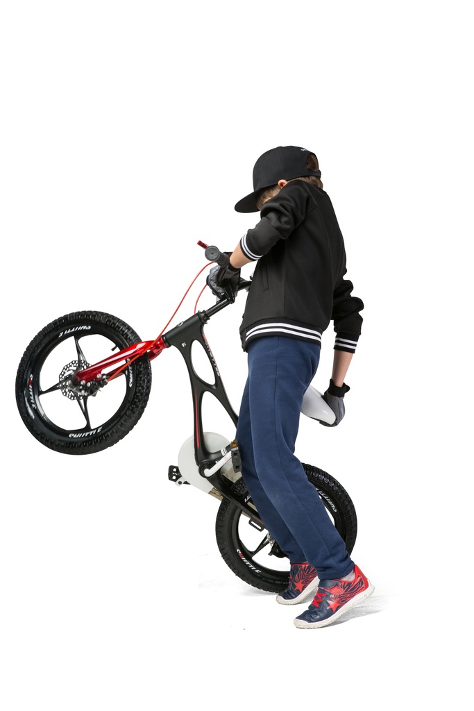 Space Kids Bike 16" - Aluminium - Ages 4-7 Years - Black