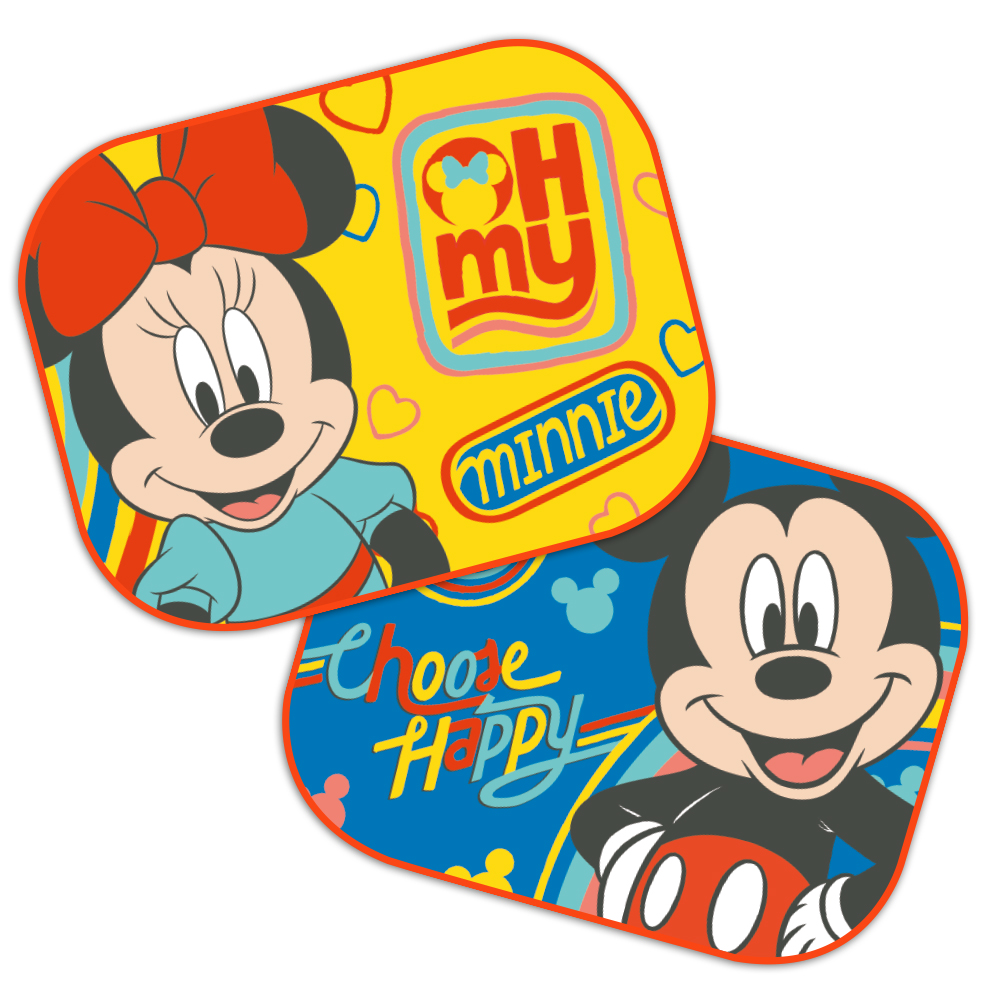 SUNSHADES 2 PCS 44*35CM MINNIE + MICKEY