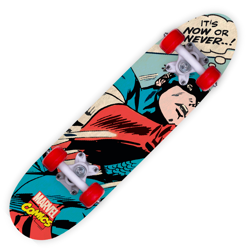 WOODEN SKATEBOARD 24" x 5,9" /61 x 15cm CAPTAIN AMERICA