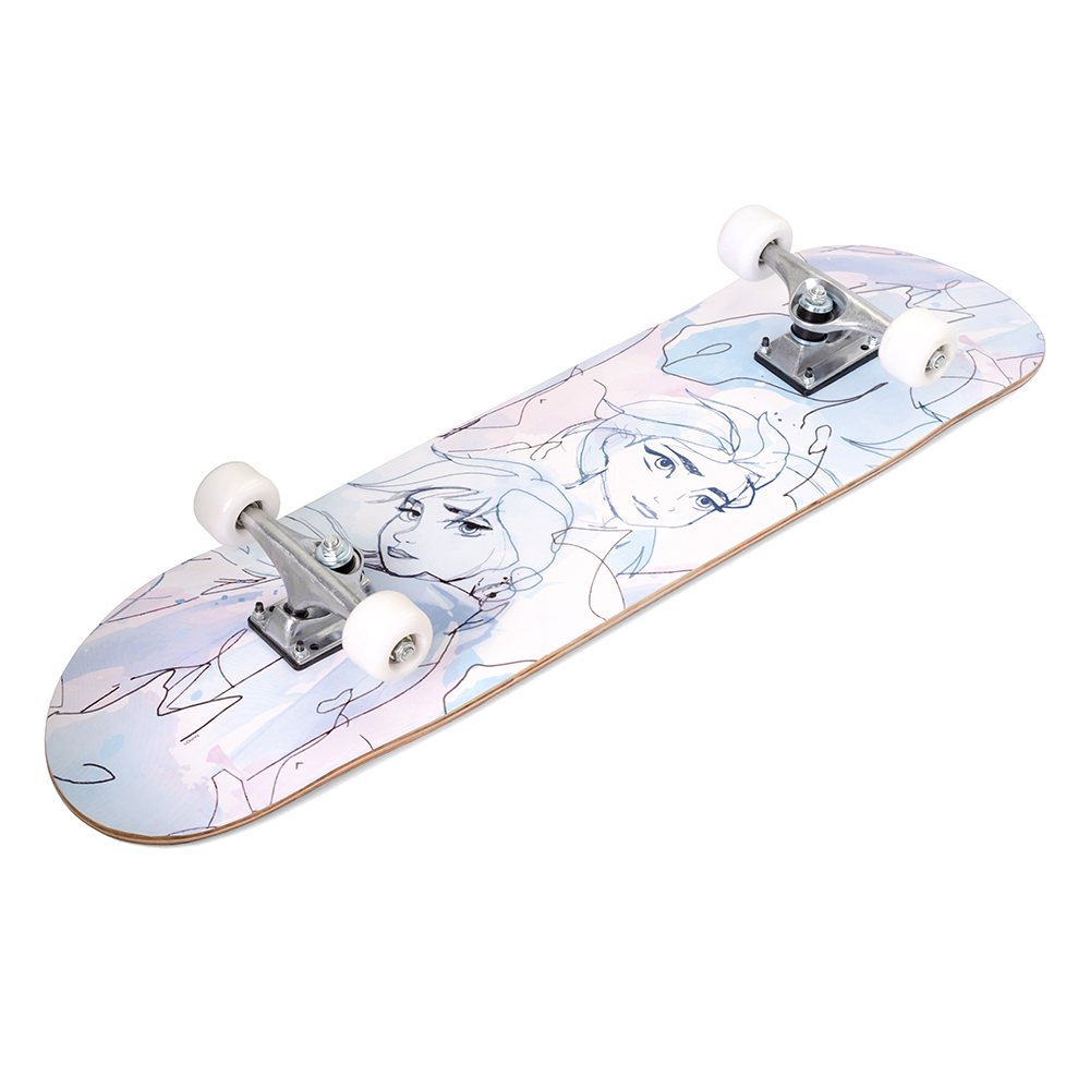 WOODEN SKATEBOARD 31'' x 8'' /70 x 20cm FROZEN 2