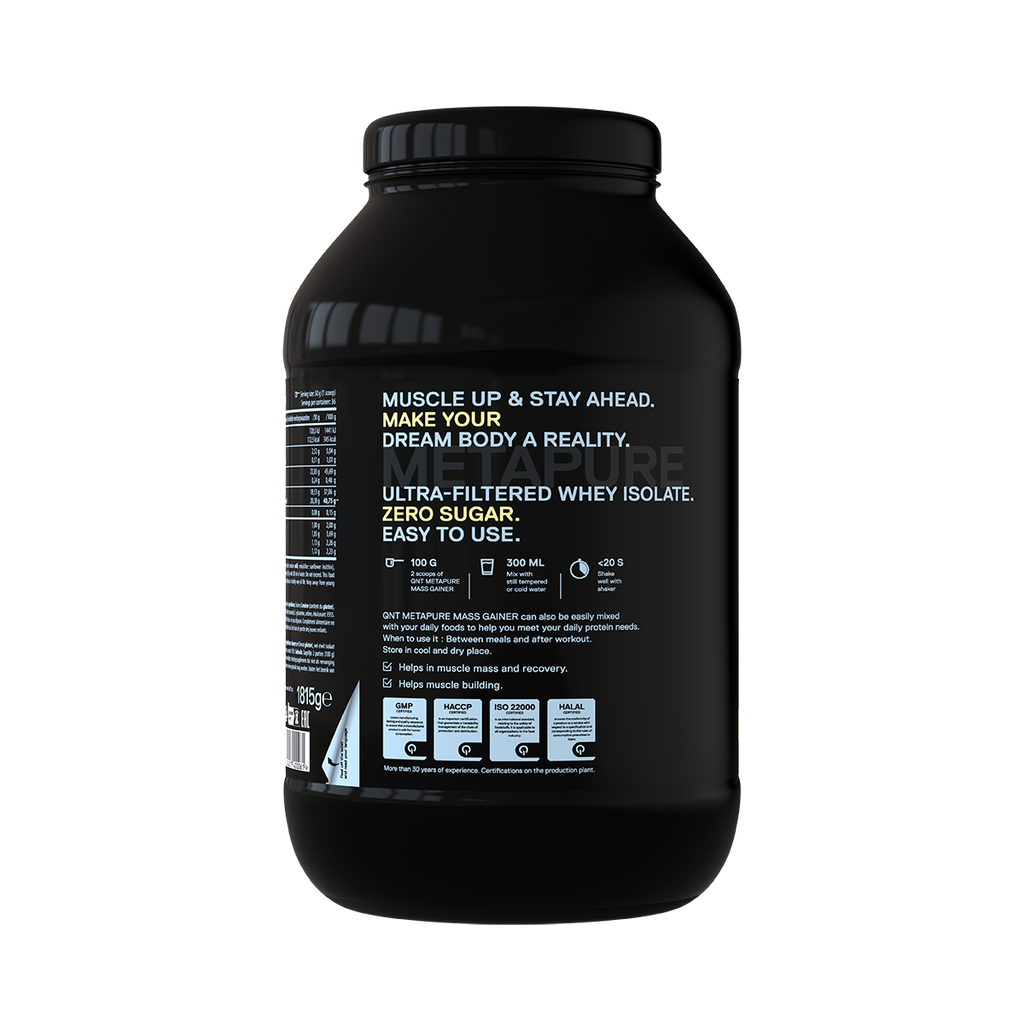 METAPURE MASS - Vanilla - 1815 g