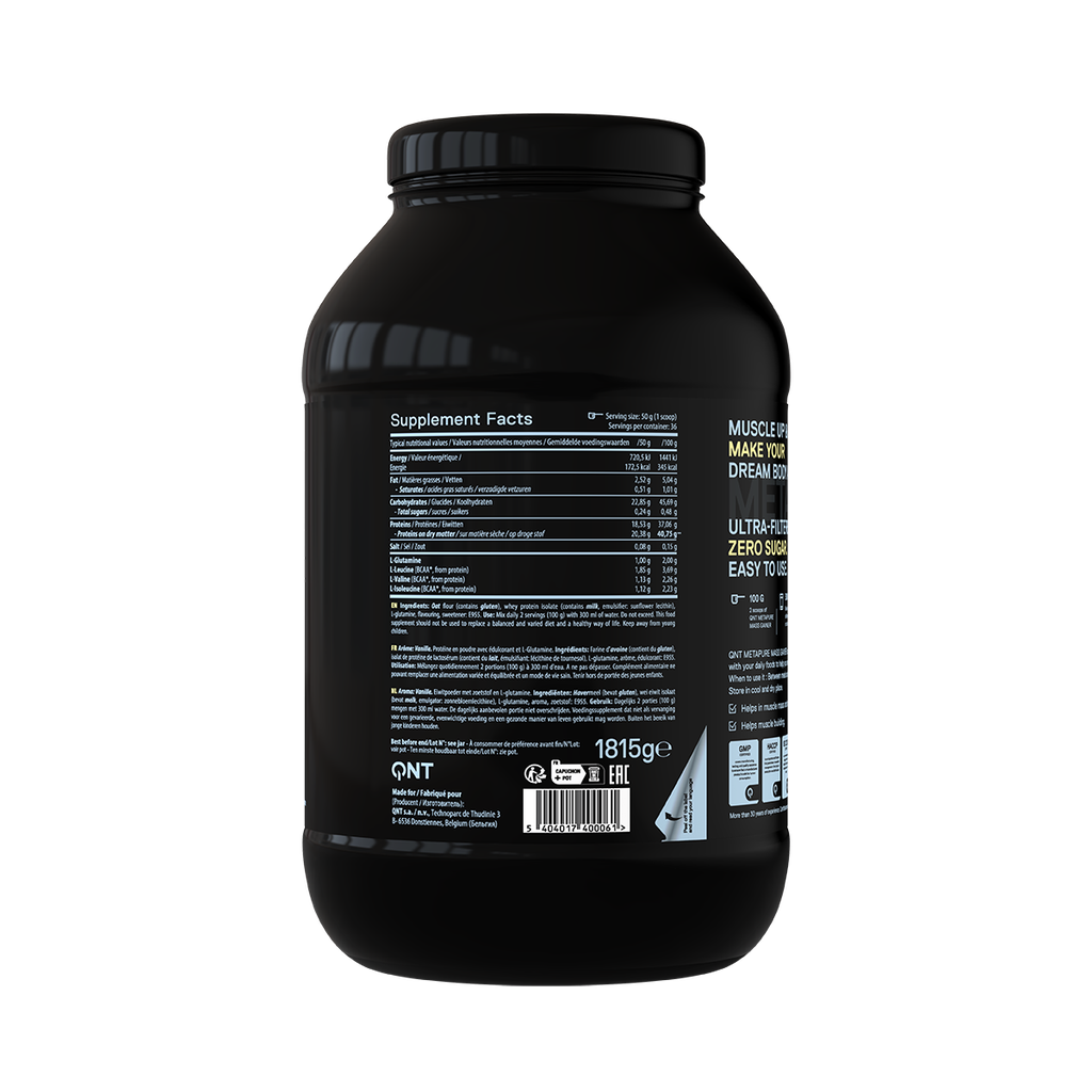 METAPURE MASS - Vanilla - 1815 g