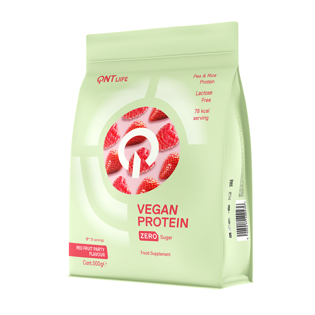 VEGAN PROTEIN POWDER - Red Fruits Party - 500 g