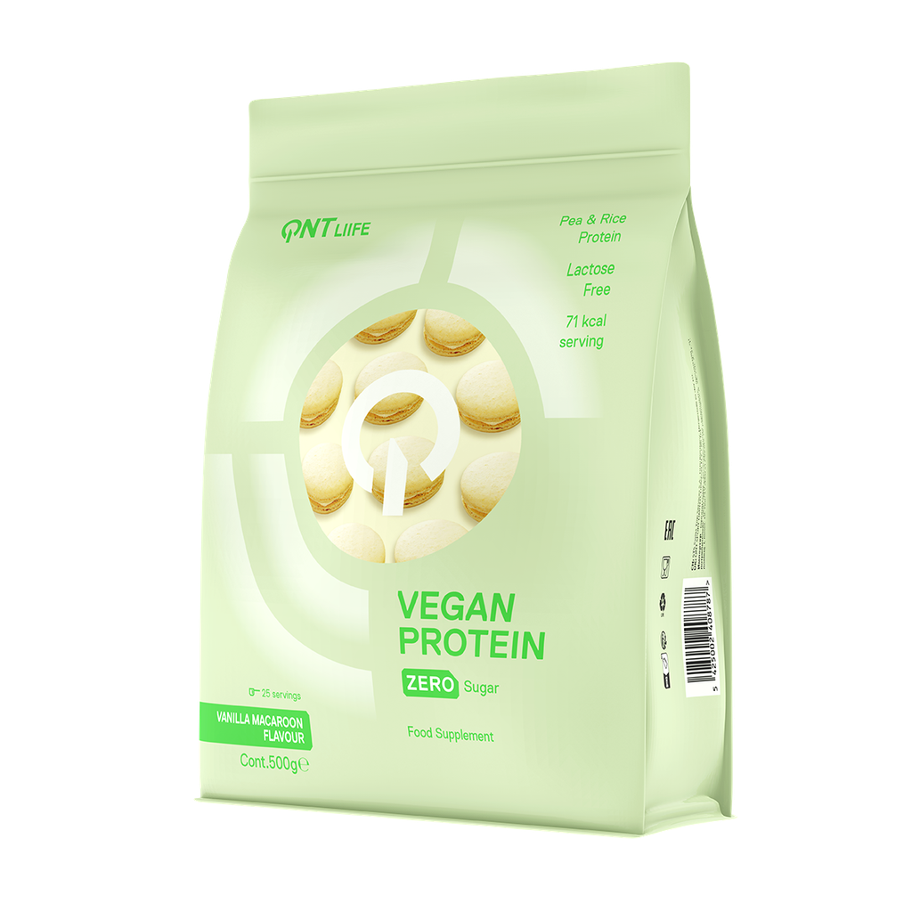 VEGAN PROTEIN POWDER - Vanilla Macaroon - 500 g