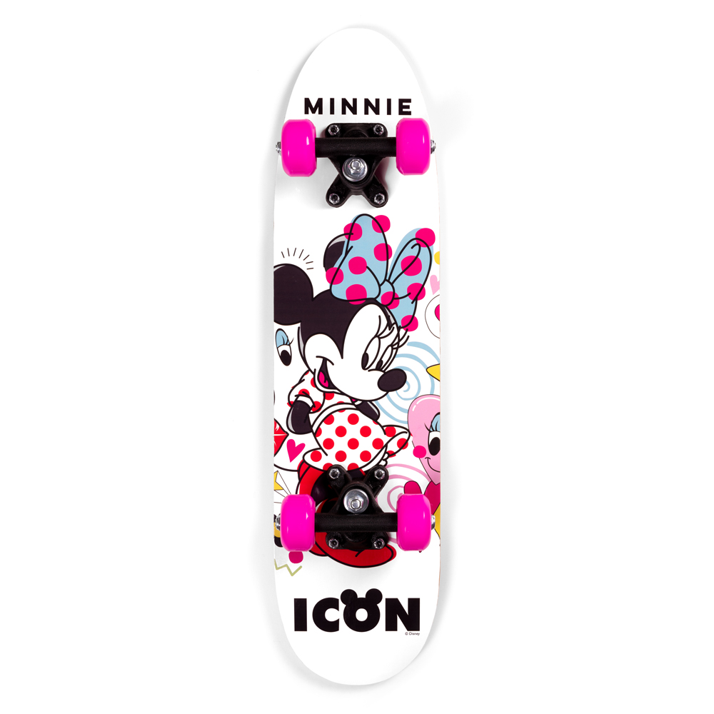 WOODEN SKATEBOARD 24" x 5,9" /61 x 15cm MINNIE