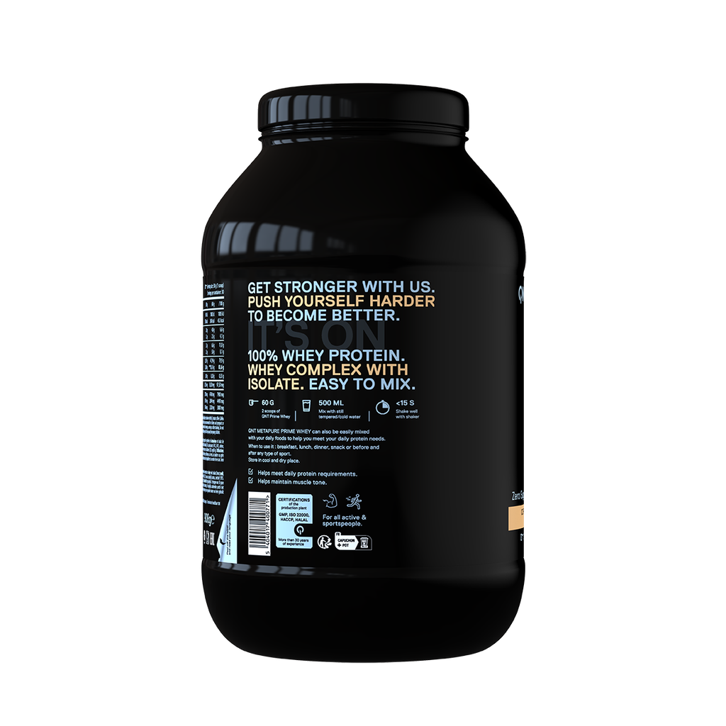 PRIME WHEY -  100 % Whey Isolate & Concentrate Blend - Coffee Latte - 908 g