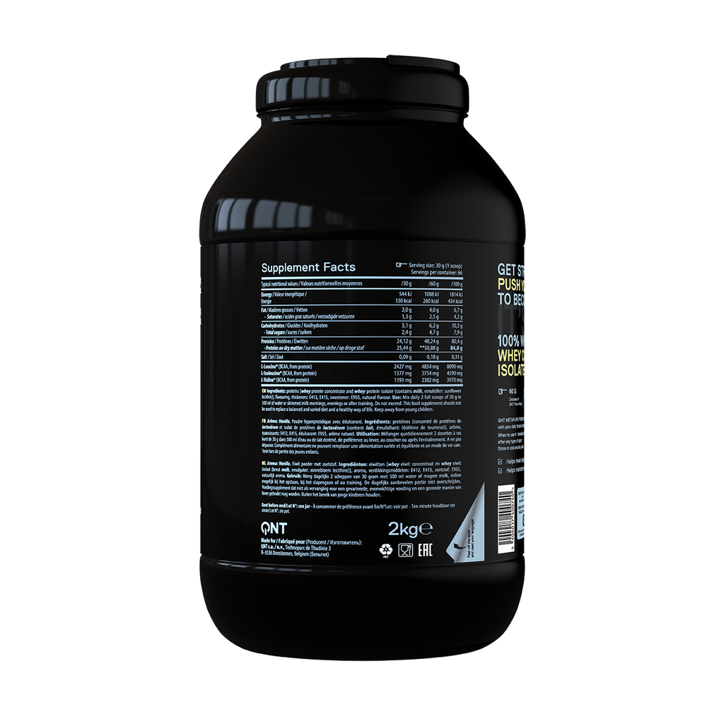 PRIME WHEY -  100 % Whey Isolate & Concentrate Blend - Vanilla - 2 kg