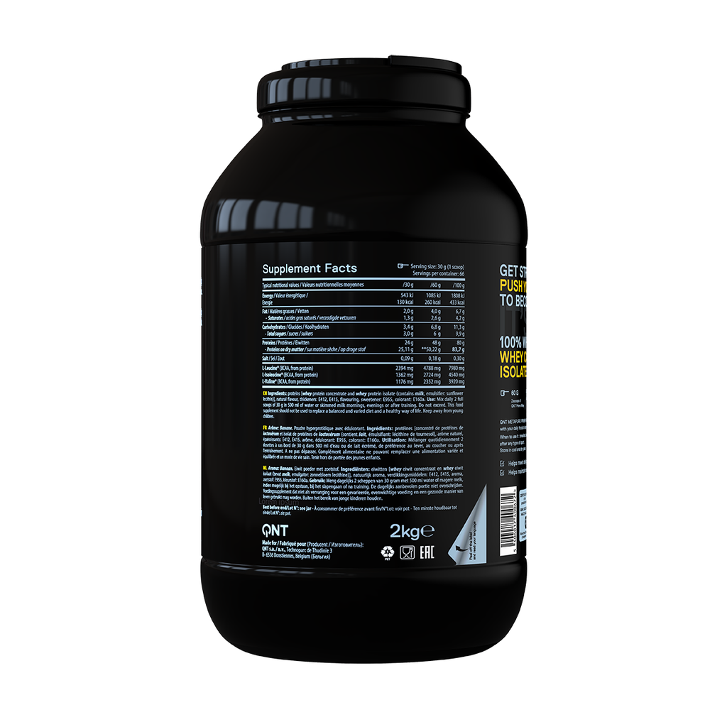 PRIME WHEY - 100 % Whey Isolate & Concentrate Blend - Banana - 2 kg