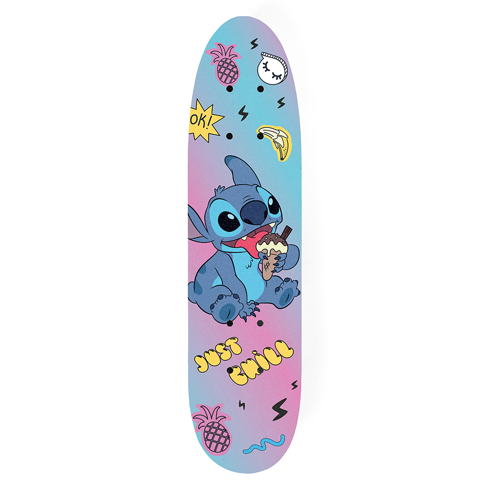 Wooden Skateboard 24'' x 5,9'' / 61 x 15cm STITCH