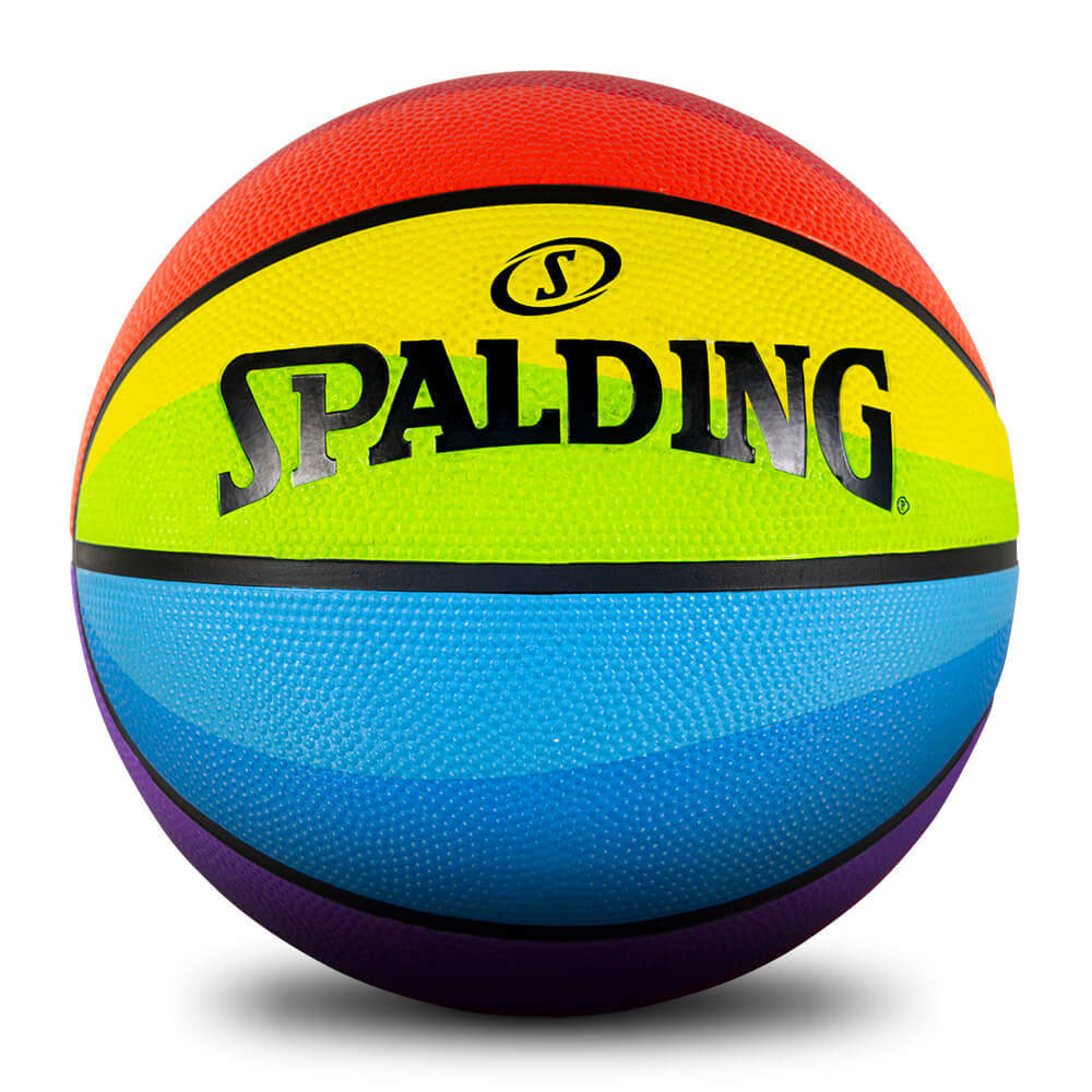 Rainbow Sz5 Rubber Basketball