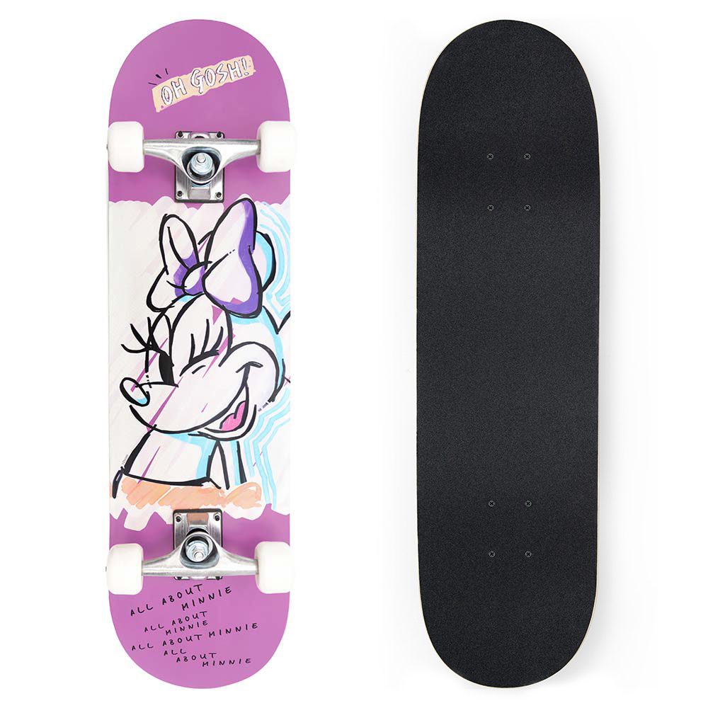 WOODEN SKATEBOARD 31'' x 8'' /70 x 20cm - MINNIE  2