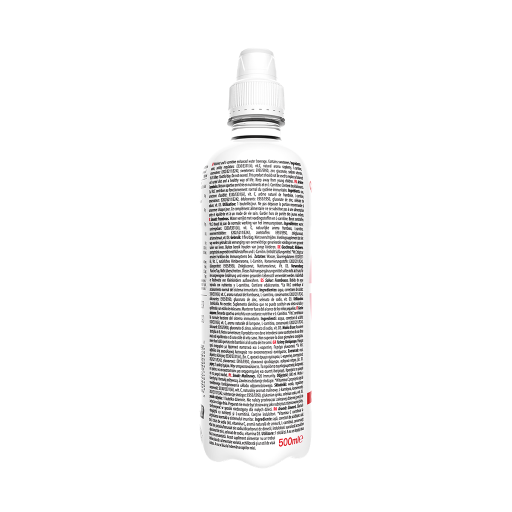 IMMUNITY WATER H20 - Raspberry - ZERO SUGAR - 500 ml