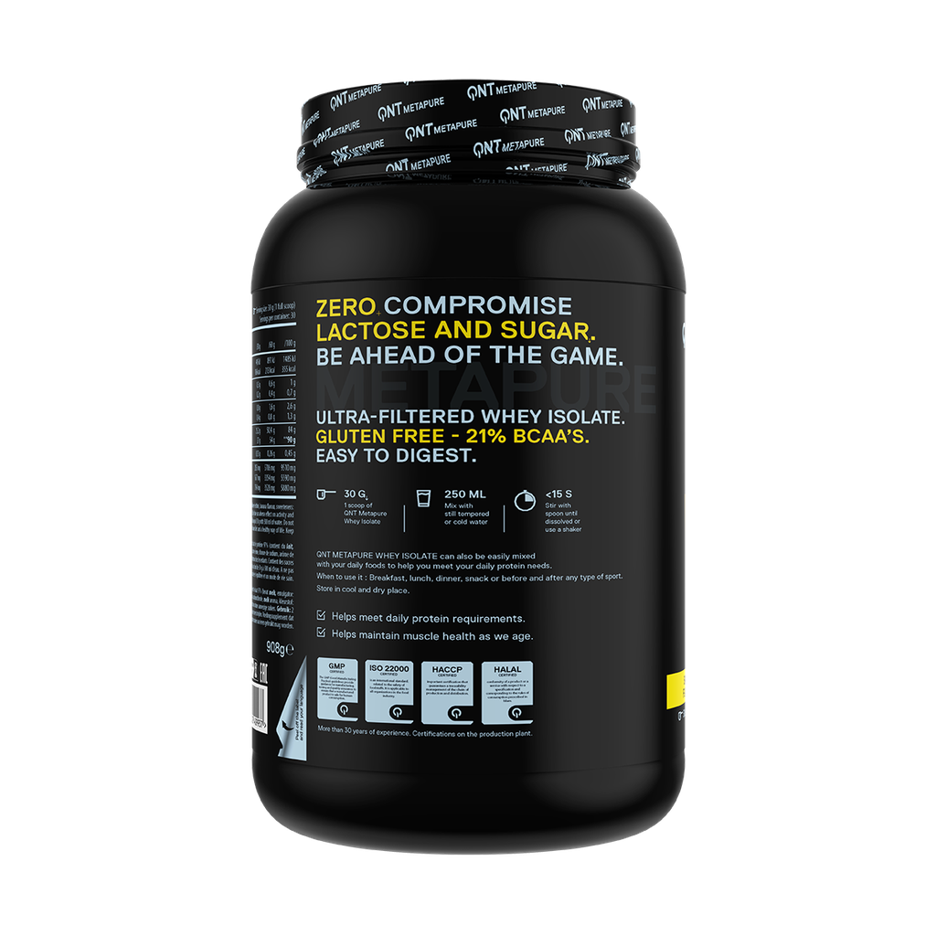 METAPURE  -  WHEY ISOLATE ZERO - Banana - 908 g