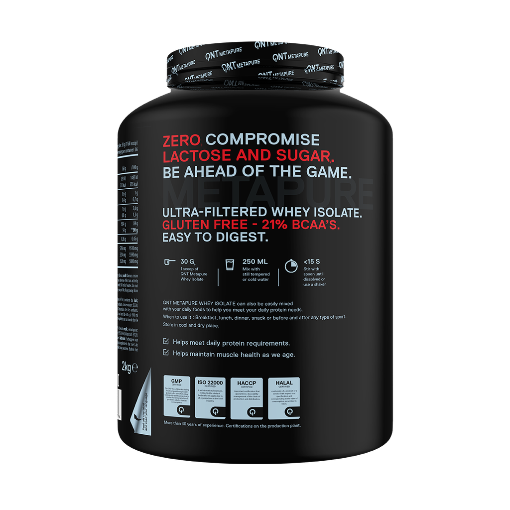 METAPURE Whey Isolate Zero Raspberry - 2 kg