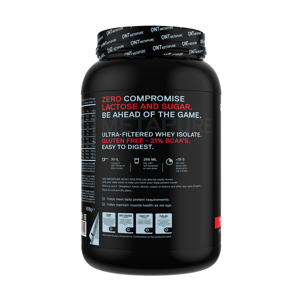METAPURE Whey Isolate Zero Raspberry - 908 g
