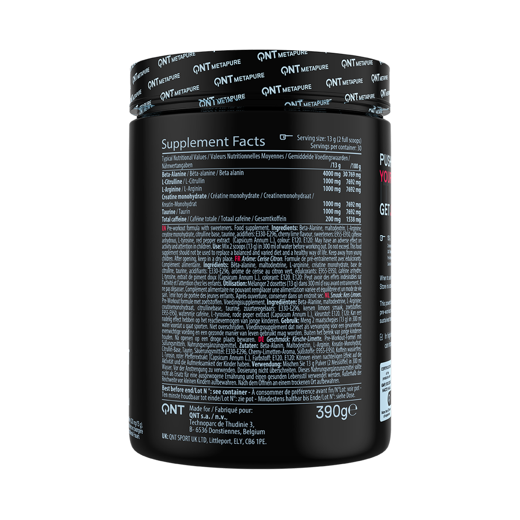 Pre Workout Overdrive Wild Cherry Lime - 390 g
