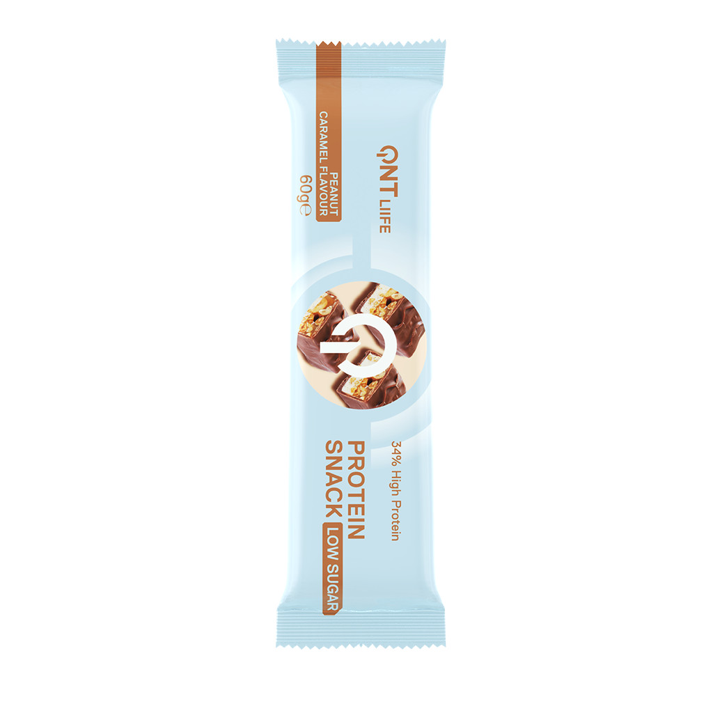 PEANUT TIME BARS - 34% Low Sugar - PEANUT CARAMEL - 12 x 60 g