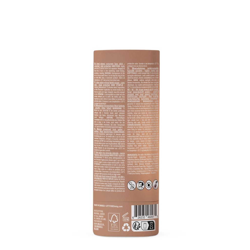 Sunly - Bâton Solaire Visage Teinté - FPS 30 - Sans Odeur