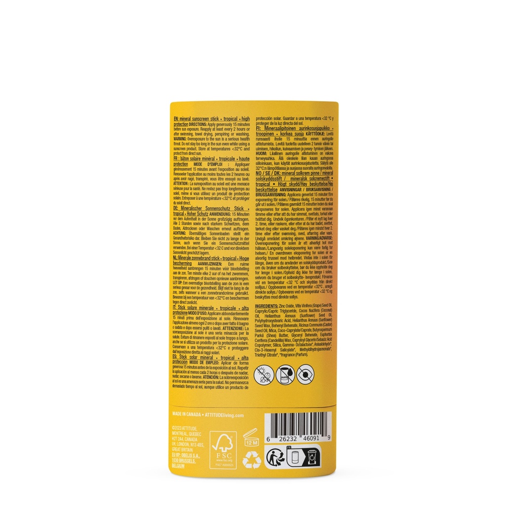 Sunly - Bâton solaire - SPF 30 - Tropical