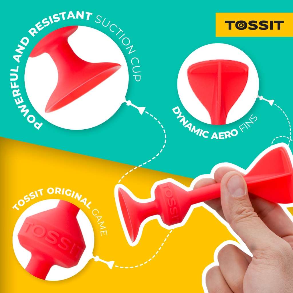 TOSSIT Game Starter Pack Red Cyan