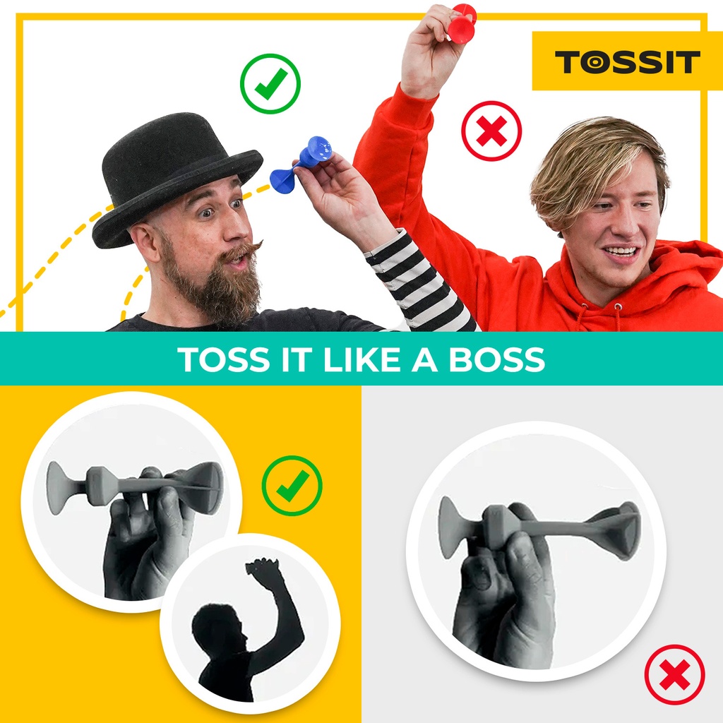 TOSSIT Game Starter Pack Blue Yellow