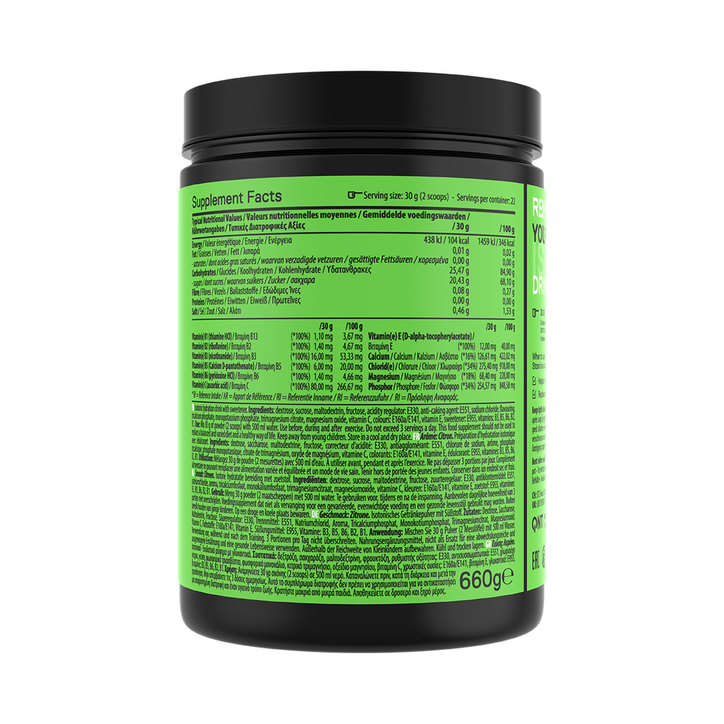 ISOTONIC POWDER - Lemon-lime - 660 g