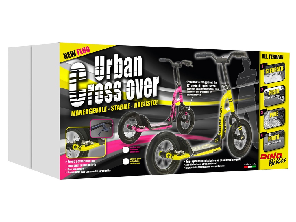 Kick Scooter 303 Urban Crossover - Neon Yellow 