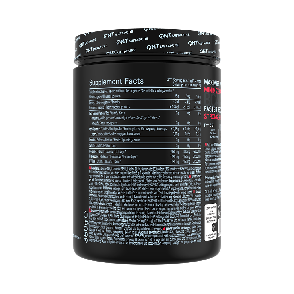 BCAA 8500 Instant Powder - Forest Fruit Flavour - 350 g