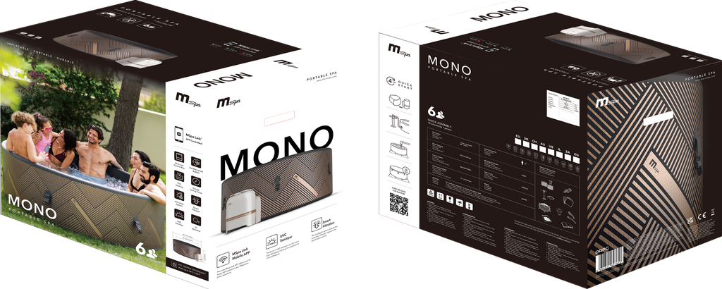 MSPA FRAME MONO  Hot Tub - Bubble & Jet Spa