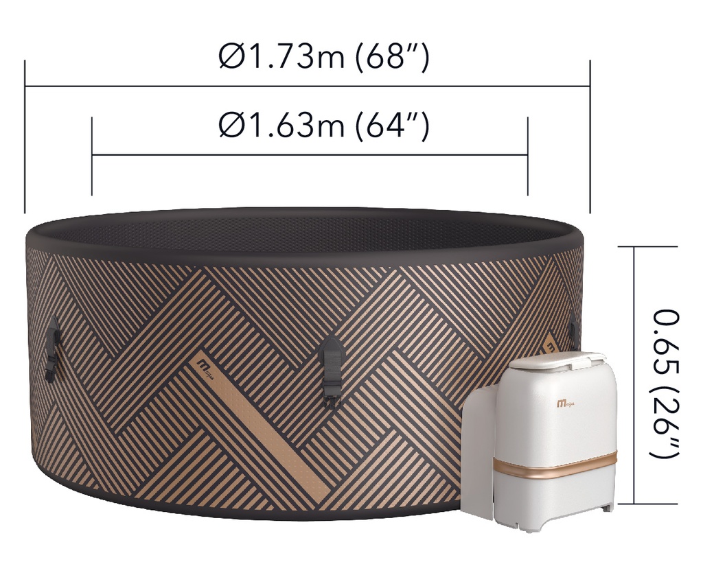 MSPA FRAME MONO  Hot Tub - Bubble & Jet Spa
