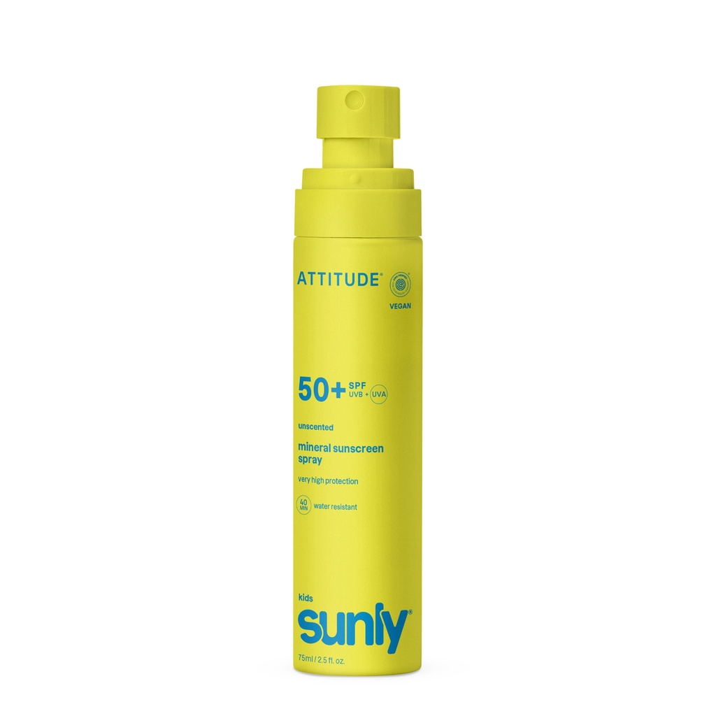 Mineral sunscreen Spray Face & Body - Kids- SPF 50 - unscented