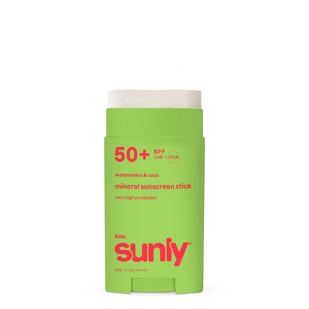 Mineral sunscreen Stick Face & Body - Kids - SPF 50 - watermelon coco