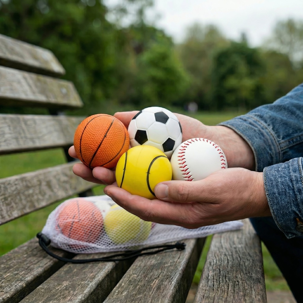 High Bounce Mini Sports Balls (6.2cm) - 4 Assorted Designs - 2027