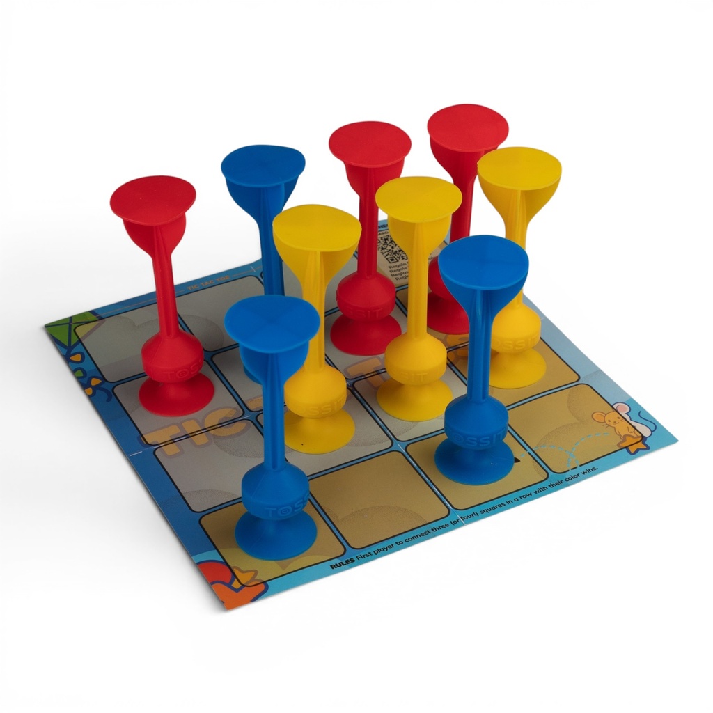 TOSSIT Mini Darts - Classic Edition - red-blue-yellow