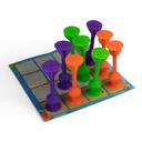 TOSSIT Mini Darts - Neon Edition, orange-purple-green
