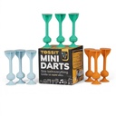 TOSSIT Mini Darts - Beach Edition - iceblue-cyan-caramel