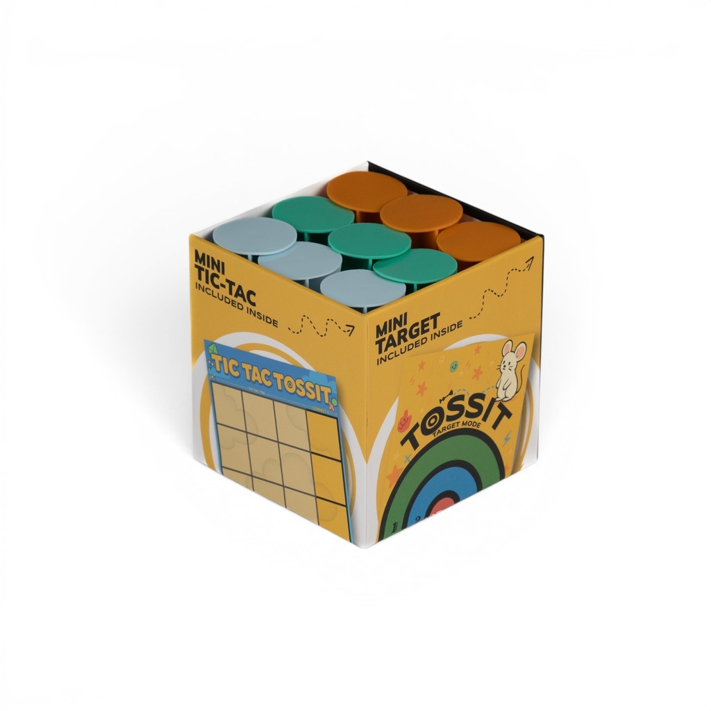 TOSSIT Mini Darts - Beach Edition - iceblue-cyan-caramel