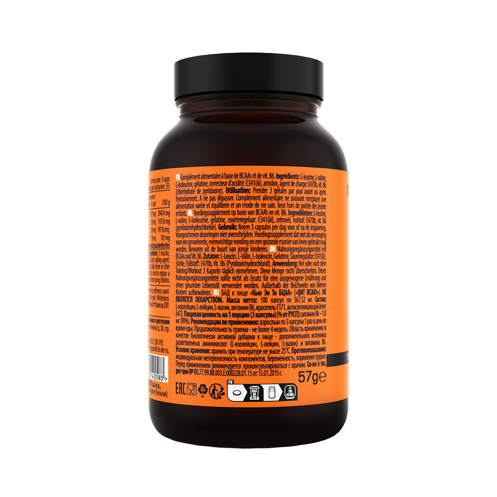 BCAA's + vit. B-6 - 100 caps