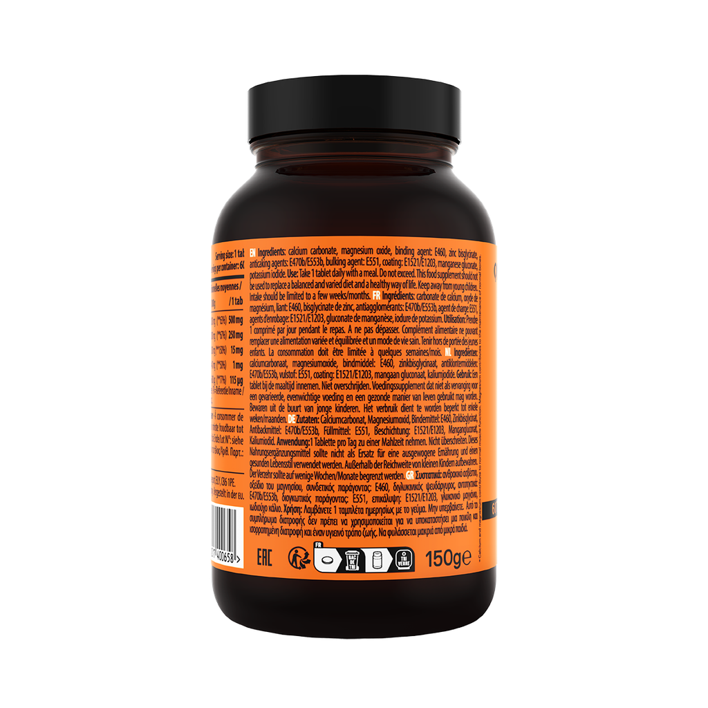 Calcium-Magnesium-Zinc - 60 tabs