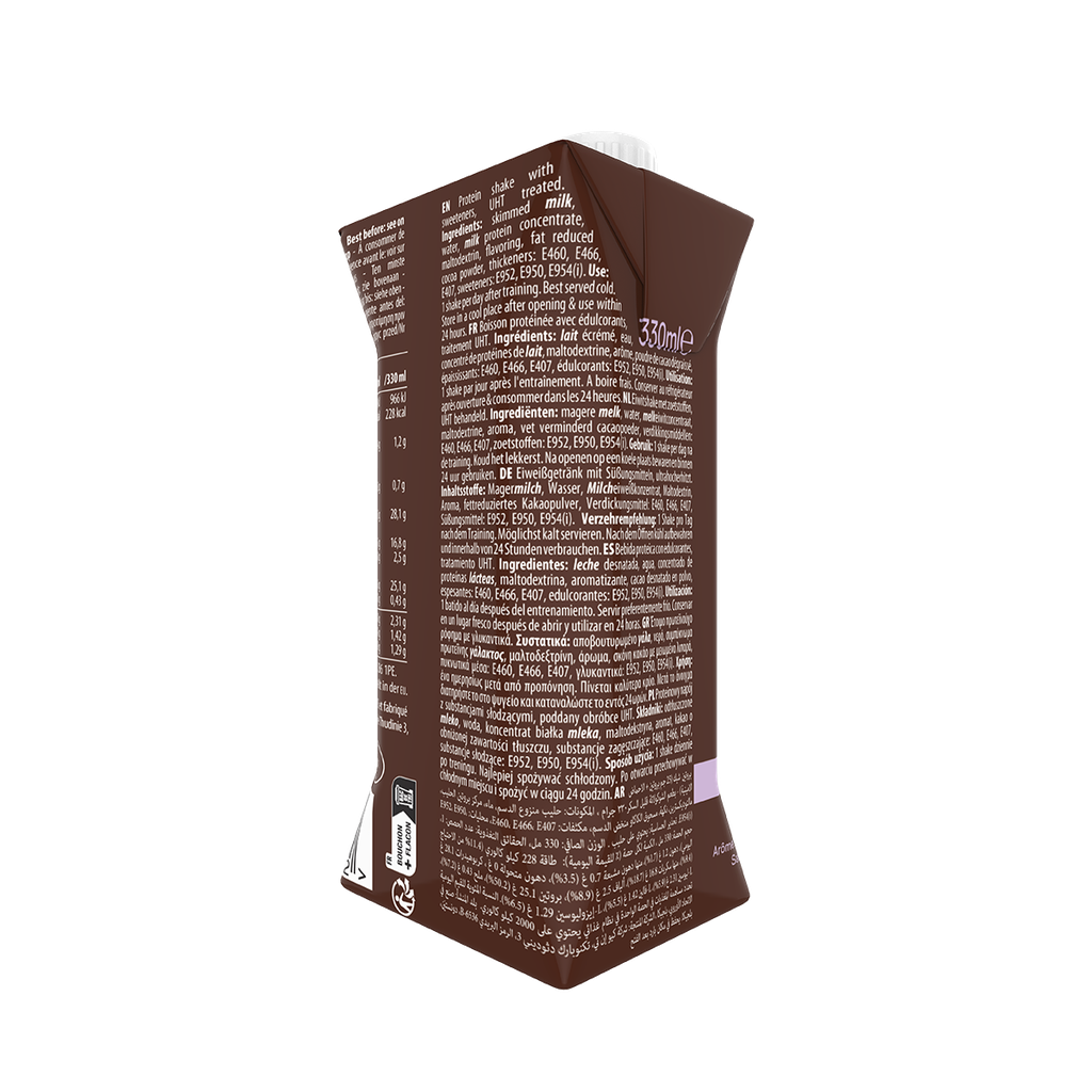 Protein Whey Shake Tetra (25 g Protein) - Chocolate - 330 ml