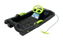 SLEDGE WITH HANDLEBARS - BLACK GREEN 