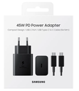 45W Charger Travel Set incl. Type C to C Cable (5 A /1.8m)