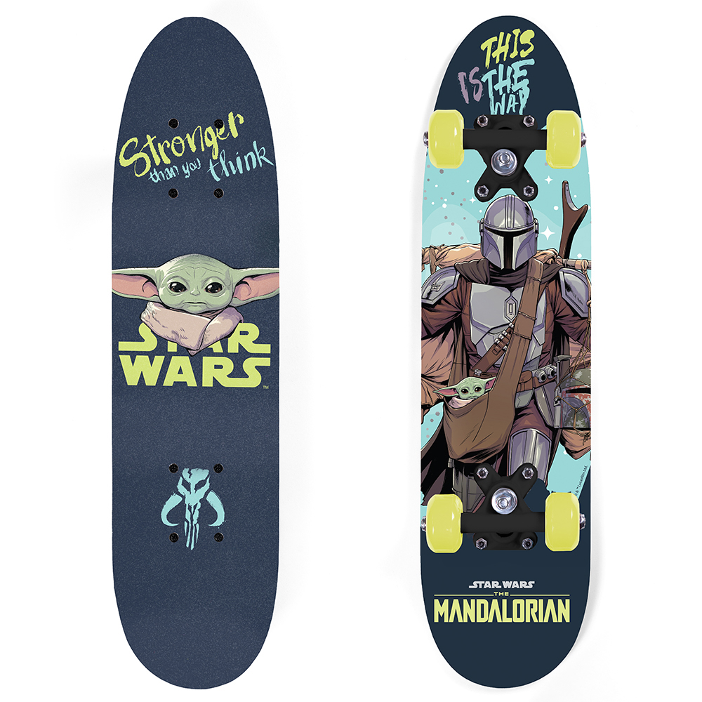 Wooden Skateboard 24'' x 5,9'' / 61 x 15cm STAR WARS - MANDALORIAN