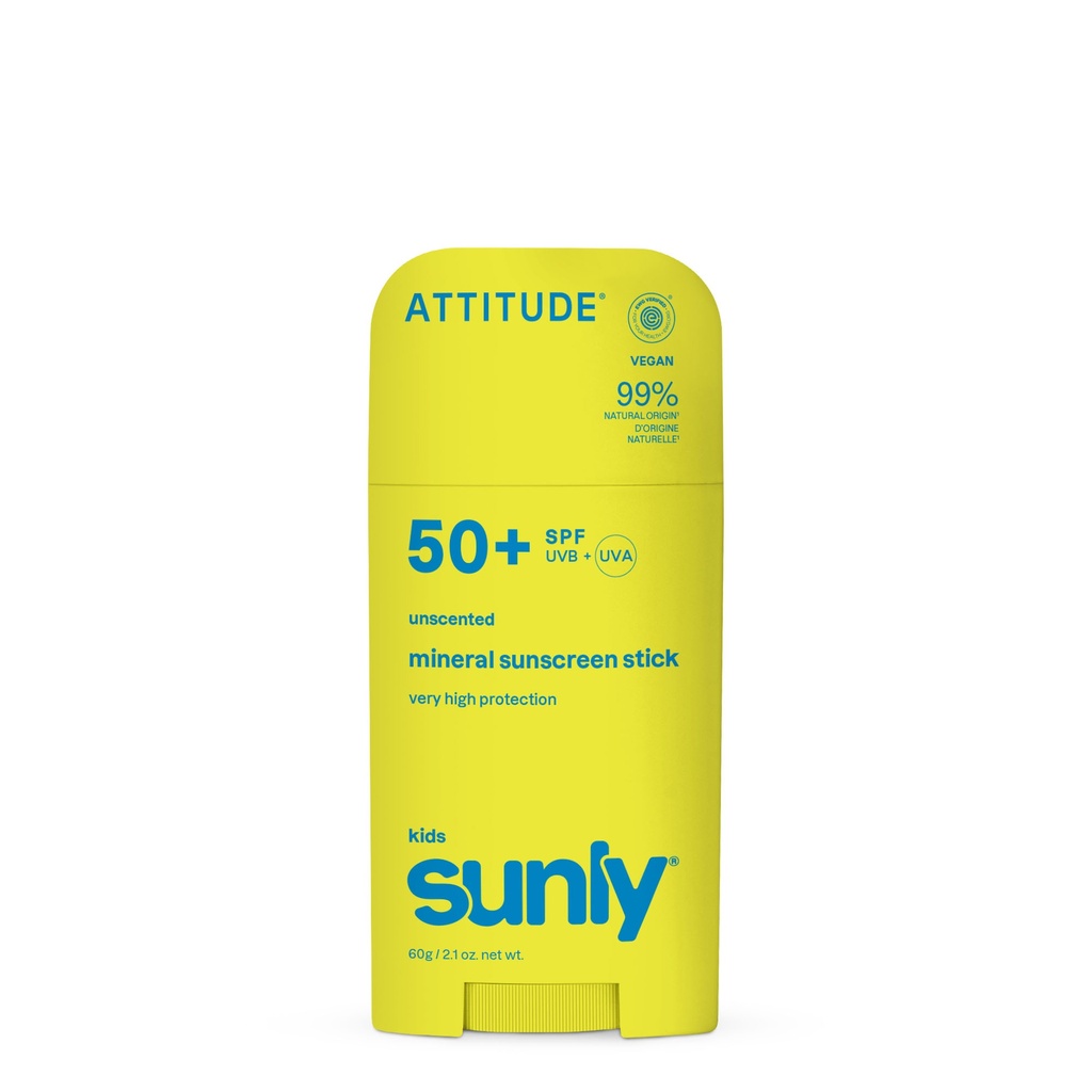 Mineral sunscreen Stick Face & Body  - Kids - SPF 50 - unscented
